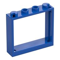 Window 1 × 4 × 3 without Shutter Tabs Blue