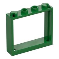 Window 1 × 4 × 3 without Shutter Tabs Green