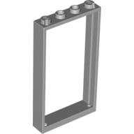 Tür Rahmen 1 × 4 × 6 Typ 2 Hellblaugrau