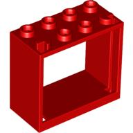 Fenster 2 × 4 × 3 Rahmen mit Hohlnoppen