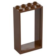Door Frame 2 × 4 × 6 Reddish Brown
