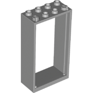 Tür Rahmen 2 × 4 × 6 Hellblaugrau