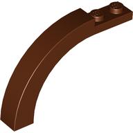 Brick Arch 1 × 6 × 3 1/3 Curved Top Reddish Brown