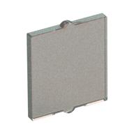 Glass for Window 1 × 2 × 2 Flat Opal Trans-Brown