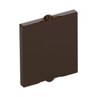 Glass for Window 1 × 2 × 2 Flat Dark Brown