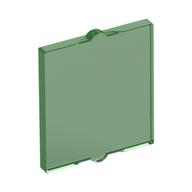 Glas für Fenster 1 × 2 × 2 flach Transparent-Grün