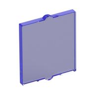 Glass for Window 1 × 2 × 2 Flat Trans-Purple