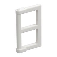 Window 1 × 2 × 3 Pane with Thick Corner Tabs Weiß