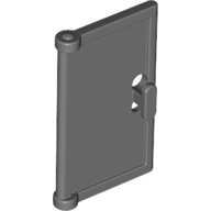 Door 1 × 2 × 3 with Vertical Handle, Round Handle Holes on Back