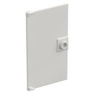 Door 1 × 4 × 6 Smooth with Chamfered Handle Plinth White
