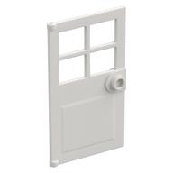 Door 1 × 4 × 6 with 4 Panes and Stud Handle