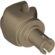 Hand Troll, Left with Technic Pin Dunkelbeige