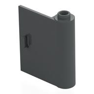 Door 1 × 3 × 3 Right - Open Between Top and Bottom Hinge Dunkelblaugrau