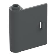 Door 1 × 3 × 3 Left - Open Between Top and Bottom Hinge Dunkelblaugrau