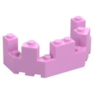 Castle Turret Top 4 × 8 × 2 1/3 Bright Pink