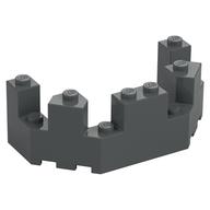 Castle Turret Top 4 × 8 × 2 1/3 Dark Bluish Gray