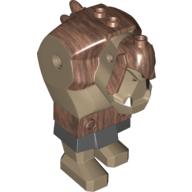 Body Giant, Fantasy Era Troll with Copper Armor Pattern Dark Tan