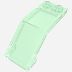 Windscreen 5 × 2 × 1 2/3 Trans-Green