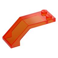 Windscreen 5 × 2 × 1 2/3 Trans-Neon Orange