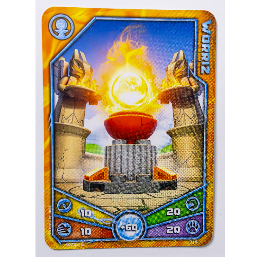Trading Card, Legends of Chima Deck #3: 318 - Worriz [No Color/Any Color]