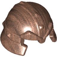 Helmet Castle with Cheek Protection and Studded Bands Metallic Copper
