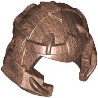 Helmet with Cheek Protection and Thin Bands (Troll) Metallic Copper