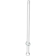 Bar 12L with Open Stud, Towball, and Top Slit [Boat Mast] Weiß