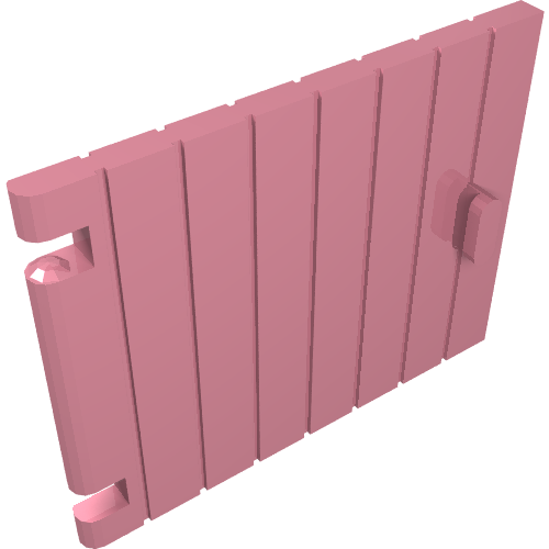 Tür 1 × 4 × 3 Rosa