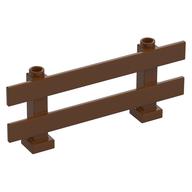 Zaun 1 × 8 × 2 2/3 Rotbraun