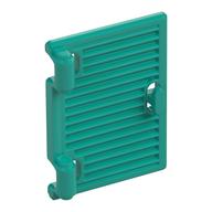 Window 1 × 2 × 3 Shutter with Hinges and Handle Dunkeltürkis