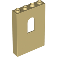 Panel 1 × 4 × 5 with Arched Window Tan
