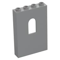 Panel 1 × 4 × 5 with Arched Window Hellblaugrau