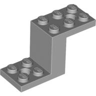 Bracket 5 × 2 × 2 1/3 with Holes, Smooth Bottom Light Bluish Gray