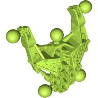 Large Figure Skeletal, Torso with 5 Ball Joints (Av-Matoran Type 2) Lime