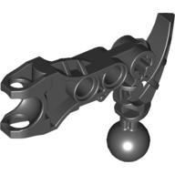 Large Figure Skeletal, Limb, Angular with Ball Joint and Ball Socket (Av-Matoran) Black