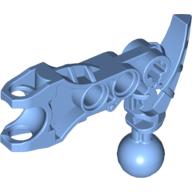 Large Figure Skeletal, Limb, Angular with Ball Joint and Ball Socket (Av-Matoran) Medium Blue