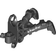 Large Figure Foot, Claw with Ball Socket (Shadow Matoran) Black