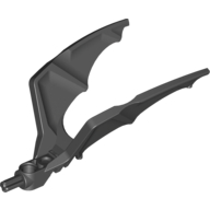 Large Figure Wings Shadow Matoran Black