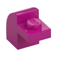 Bogenstein 1 × 2 × 1 1/3 mit gebogen oben Magenta