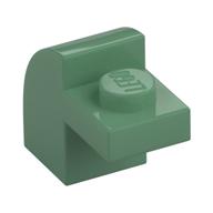 Brick Curved 1 × 2 × 1 1/3 with Curved Top Sand Green