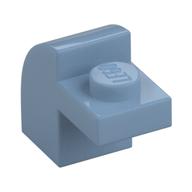 Bogenstein 1 × 2 × 1 1/3 mit gebogen oben Sandblau