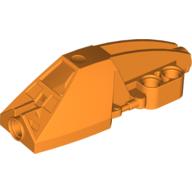 Large Figure Skeletal, Limb, Lower Arm Section (Toa Pohatu) Orange