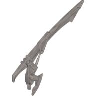 Large Figure Weapon Blade, Hook (Chirox) Pearl Light Gray