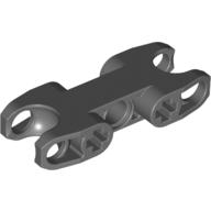 Technic Axle and Pin Connector 2 × 5 with Two Ball Joint Sockets [Closed Sides] [Closed Axle Holes] Dunkelblaugrau