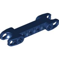 Technic Axle and Pin Connector 2 × 7 with Two Ball Joint Sockets [Squared Ends] Dark Blue