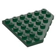 Wedge Plate 6 × 6 Cut Corner Dunkelgrün