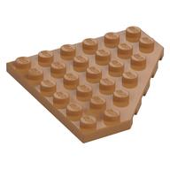 Wedge Plate 6 × 6 Cut Corner Mittelnougat