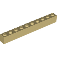 Brick 1 × 10 Tan