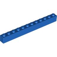 Brick 1 × 12 Blue
