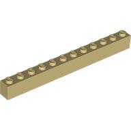 Brick 1 × 12 Tan